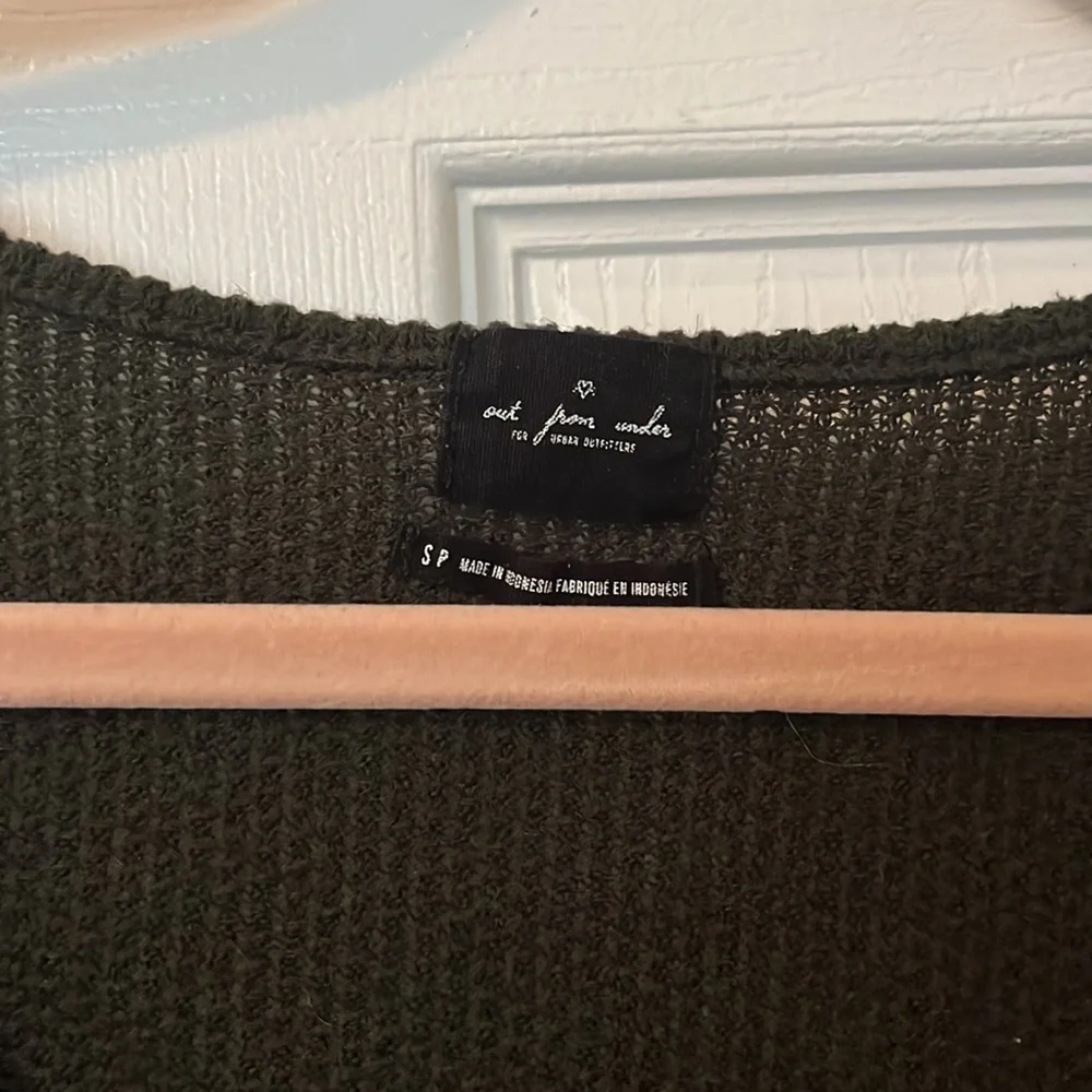 Green tunic sweater - Picture 2 of 2